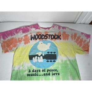 Vintage Tie-Dye Woodstock T-Shirt 2016 Size L